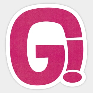 G! (Gimetzco!) logo 2020 Sticker